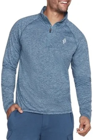 Skechers Hoodie SKECH-KNITS ULTRA GO 1/4 Zip blau S