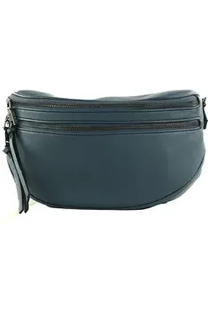 FREDsBRUDER Umhängetasche Beltbag, aus echtem Leder blau