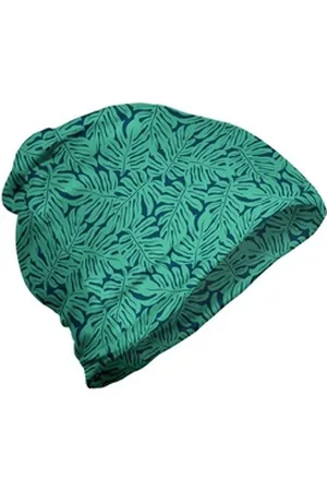 Abakuhaus Beanie Wandern im Freien Monstera Blatt Hipster-Dschungel-Kunst grün