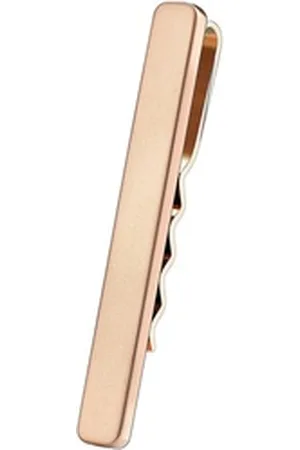 Karisma Krawattennadel Hochwertige Herren Edelstahl 316L Krawattennadel, /Krawattenklammer/Tie Clip Farbwahl KTC201 - Roségold