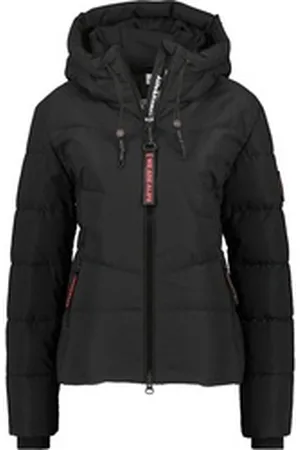 alife kickin Winterjacke Michaela Steppjacke, Winterjacke mit Kapuze schwarz 40