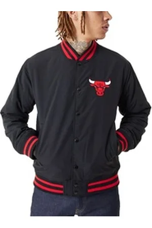 New Era Bomberjacke College Chicago Bulls schwarz XL