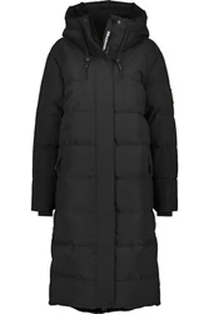 alife kickin Winterjacke Katja Steppjacke, Winterjacke mit Kapuze schwarz 44