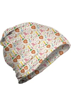 Abakuhaus Beanie Wandern im Freien Tier Childish Dschungel-Tiere Fun bunt
