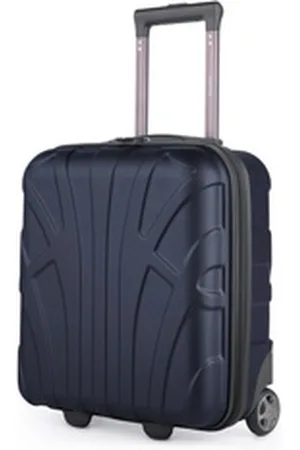 SUITLINE Handgepäckkoffer S1, 2 Rollen, EasyJet Trolley 45x36x20 cm Underseat kleiner Koffer Flugzeug 30 L blau