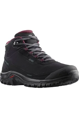 Salomon SHELTER CLIMA WATERPROOF Winterstiefel Snowboots, Winterboots, Winterschuhe, wasserdicht und gefüttert schwarz 38 EU