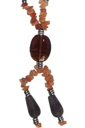 GURU-SHOP Perlenkette Modeschmuck, Boho Perlenkette - Modell 14 bunt