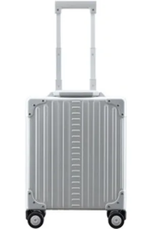 Aleon Handgepäck-Trolley Business, 4 Rollen, Aluminium silberfarben