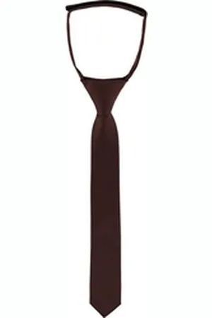 Ladeheid Krawatte Kinder Jungen Krawatte KJ (31cm x 4cm) (Set, 1-St) braun