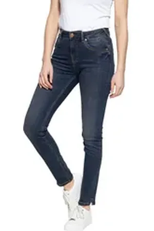 ATT Slim-fit-Jeans Sun (1-tlg) Brown Tinted blau 34