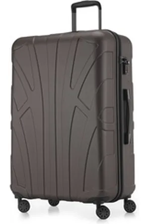 SUITLINE Trolley S1, 4 Rollen, Großer Reisekoffer XL Koffer mit Erweiterung, Rollkoffer TSA 110 L