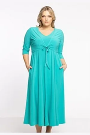 Yoek Cardigan Damen Bolero Große Größen blau 54/56