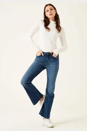 Garcia Slim-fit-Jeans Celia Flare blau 30