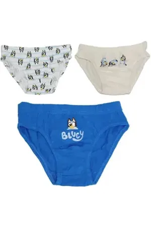 Bluey Slip Bingo 3-er Pack Slips Kinder Jungen Unterhosen Unterwäsche (3-St) Gr. 98 bis 128, reine Baumwolle bunt 110/116