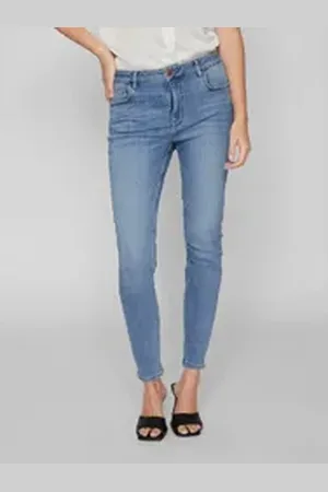 VILA Skinny-fit-Jeans VISARAH WU05 RW SKINNY JEANS - NOOS blau M (38)