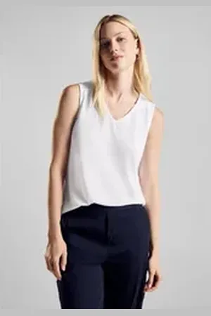 Street one Spitzentop mit Stickerei weiß 38