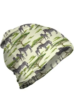 Abakuhaus Beanie Wandern im Freien Zebra Wildlife Tiere in einem Wald bunt