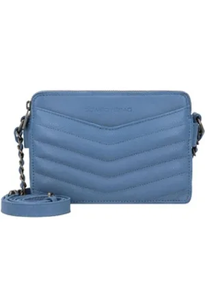 Cowboysbag Umhängetasche Quilty Pleasure, Leder blau