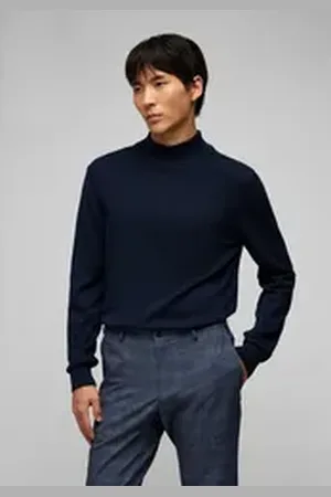 Daniel Hechter Rollkragenpullover im kombifreudigen Design blau XL