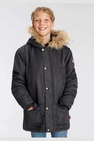 Lonsdale London Parka ROTHLEY - für Kinder schwarz 164