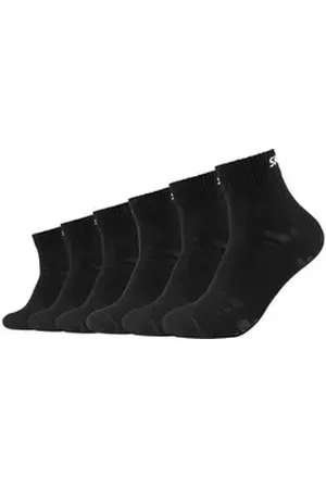 Skechers Kurzsocken Unisex 6p Basic Quarter Mesh Ventilation (Spar-Pack, 6-Paar, 6er-Pack) 47-49