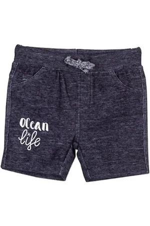 Losan Sweatshorts Jungen Bermuda Shorts Ocean life blue melange (1-tlg) blau 140