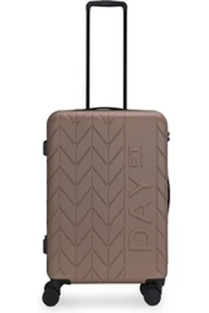 Day Et Hartschalen-Trolley Chewron, 4 Rollen rosa