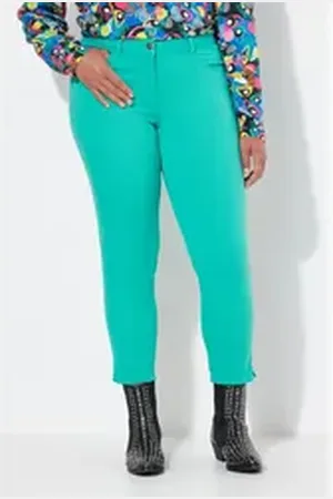Angel of Style Angel of Style Regular-fit-Jeans 7/8-Twillhose Slim Fit Neon dyed 5-Pocket gelb|grün 58