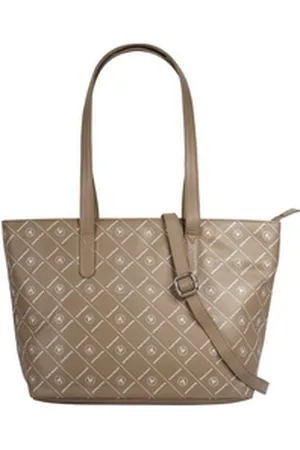 Bruno Banani Shopper, echt Leder grau
