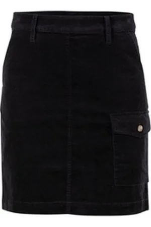 Blue Sportswear Minirock Ross Skirt Samtrock Minirock Rock in Schwarz oder Khaki schwarz L