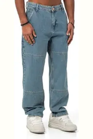 Redbridge Weite Jeans Red Bridge Herren Baggy Jeans Hose Denim Pants 5-Pocket-Style blau W34L32