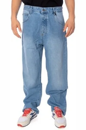Dada Comfort-fit-Jeans Hose Freedom Baggy Fit blau 32