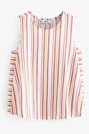 Next Shirttop Genopptes Trägertop mit U-Ausschnitt (1-tlg) rosa 54 (GB: 26)