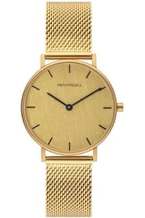 Watchpeople Quarzuhr Retro Petite WP 077-01, flach, easy release Band