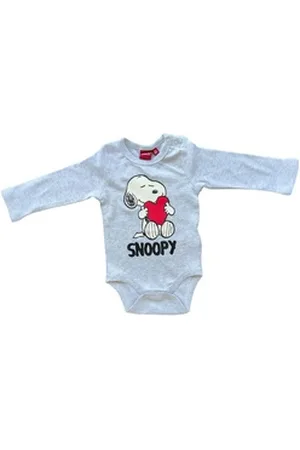 Snoopy Strampler Jungen Bodys Strampler Baby Overall 62 68 80 86 92 grau 68