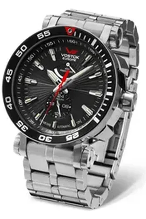 Vostok Automatikuhr XXL Energia Rocket – 48 mm, Edelstahlband, 30 ATM, 575A538B