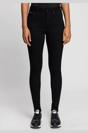 Tommy Hilfiger Skinny-fit-Jeans SYLVIA HR SUPER SKNY Hochwertige Materialien für einen bequemen und perfekten Sitz. schwarz 34