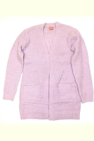 Three Oaks 2-in-1-Strickjacke M390314 Mädchen Strickjacke (1-tlg) lila 140