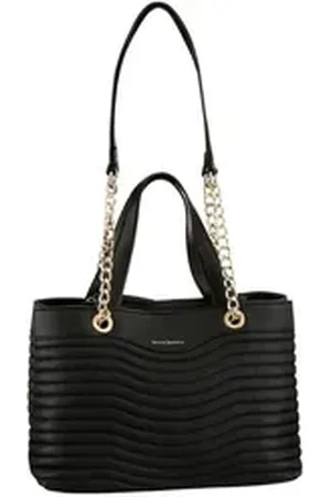 Bruno Banani Henkeltasche, mit goldfarbenen Kettendetails schwarz 33 cm x 23 cm x 15 cm