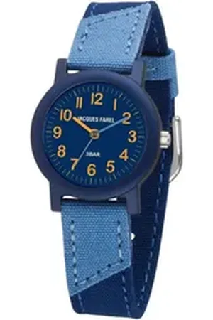 JACQUES FAREL Quarzuhr ORG 1467, Armbanduhr, Kinderuhr, ideal auch als Geschenk blau