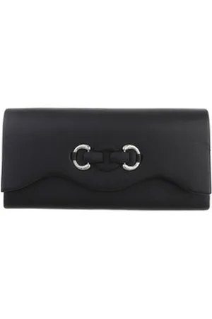 Ital-Design Clutch Kleine, Damentasche Abendtasche Schultertasche schwarz