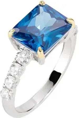 AMEN Fingerring Ring Sterlingsilber Zirkonia D silberfarben 12