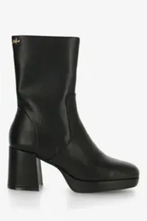 Mexx Damen Stiefel BOOT KIWI - Black Stiefelette schwarz 39 EU