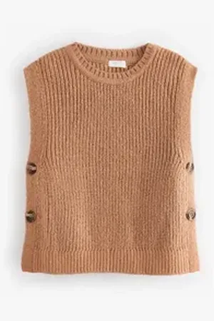 Next Stricktop Strick-Tanktop (1-tlg) braun 168 (16 J.)