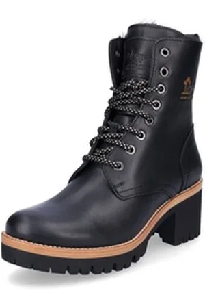 Panama Jack Damen Schnürstiefelette schwarz Stiefelette schwarz 41 EU