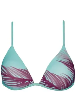 Barts Triangel-Bikini-Top Tasman Fixed Triangle dark celadon grün|rot 40