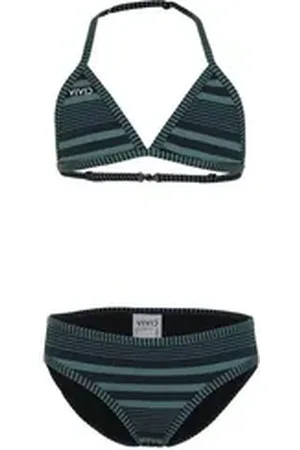 VIVID Triangel-Bikini Mädchen-Bikini (1-St) blau|grün 116