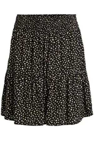VILA Minirock Damen Minirock VIPIL OMA (1-tlg) schwarz 40
