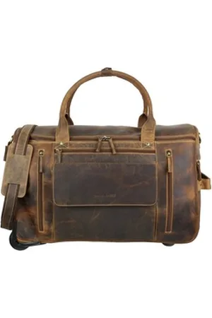 Greenburry Reisetasche Vintage Leder Rollenreisetasche Reisetasche 1736-T-25