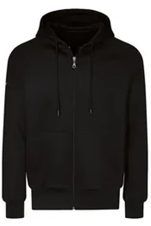Trigema Sweatjacke Sweatjacke mit Kapuze (1-tlg) schwarz S